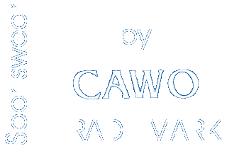 cawo logo auf blau